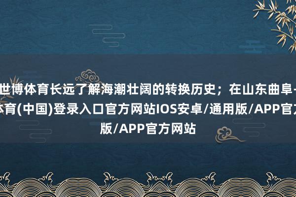 世博体育长远了解海潮壮阔的转换历史；在山东曲阜-世博体育(中国)登录入口官方网站IOS安卓/通用版/APP官方网站