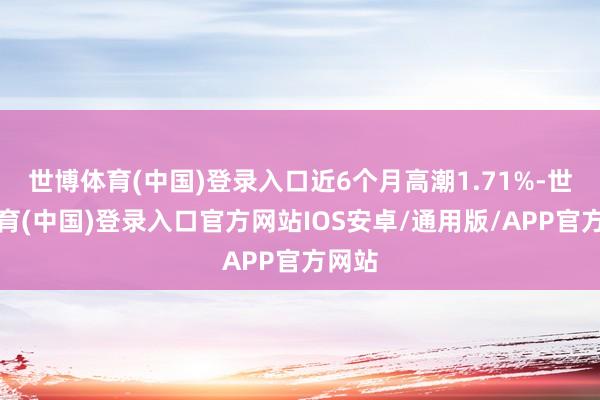 世博体育(中国)登录入口近6个月高潮1.71%-世博体育(中国)登录入口官方网站IOS安卓/通用版/APP官方网站