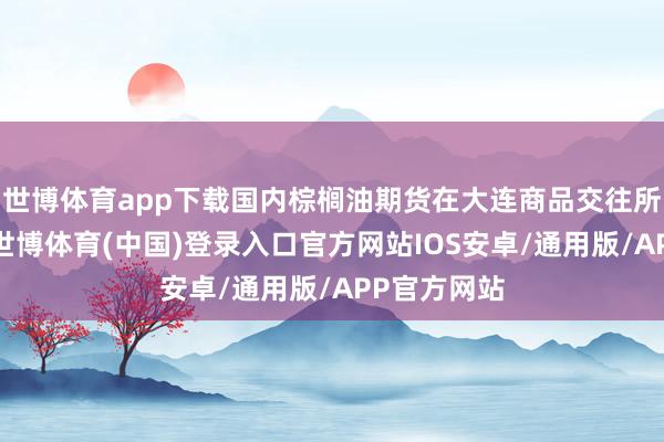 世博体育app下载国内棕榈油期货在大连商品交往所上市交往-世博体育(中国)登录入口官方网站IOS安卓/通用版/APP官方网站