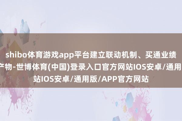 shibo体育游戏app平台建立联动机制、买通业绩链条、丰富业绩产物-世博体育(中国)登录入口官方网站IOS安卓/通用版/APP官方网站