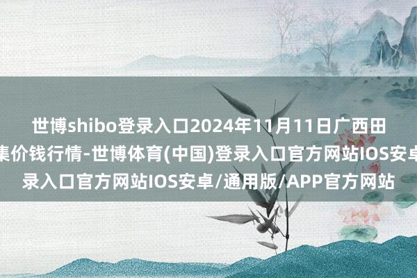 世博shibo登录入口2024年11月11日广西田阳农副产物概括批发市集价钱行情-世博体育(中国)登录入口官方网站IOS安卓/通用版/APP官方网站
