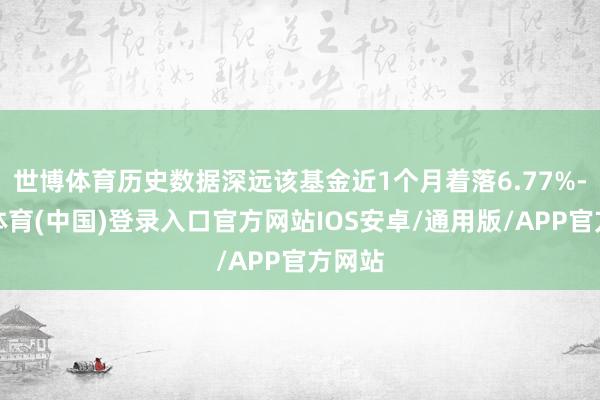 世博体育历史数据深远该基金近1个月着落6.77%-世博体育(中国)登录入口官方网站IOS安卓/通用版/APP官方网站