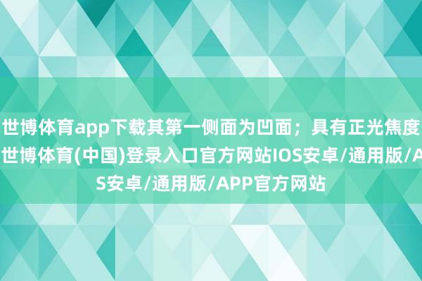 世博体育app下载其第一侧面为凹面；具有正光焦度的第三透镜-世博体育(中国)登录入口官方网站IOS安卓/通用版/APP官方网站