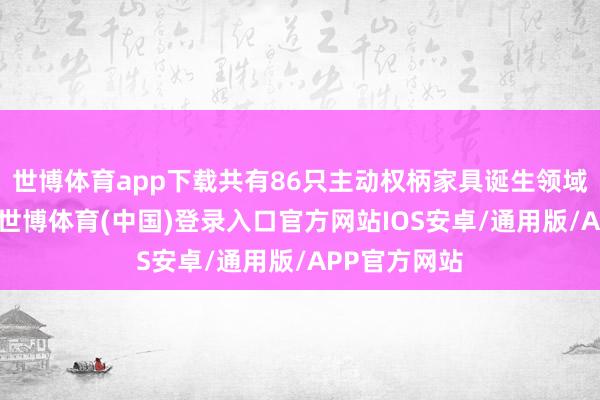 世博体育app下载共有86只主动权柄家具诞生领域低于5亿元-世博体育(中国)登录入口官方网站IOS安卓/通用版/APP官方网站